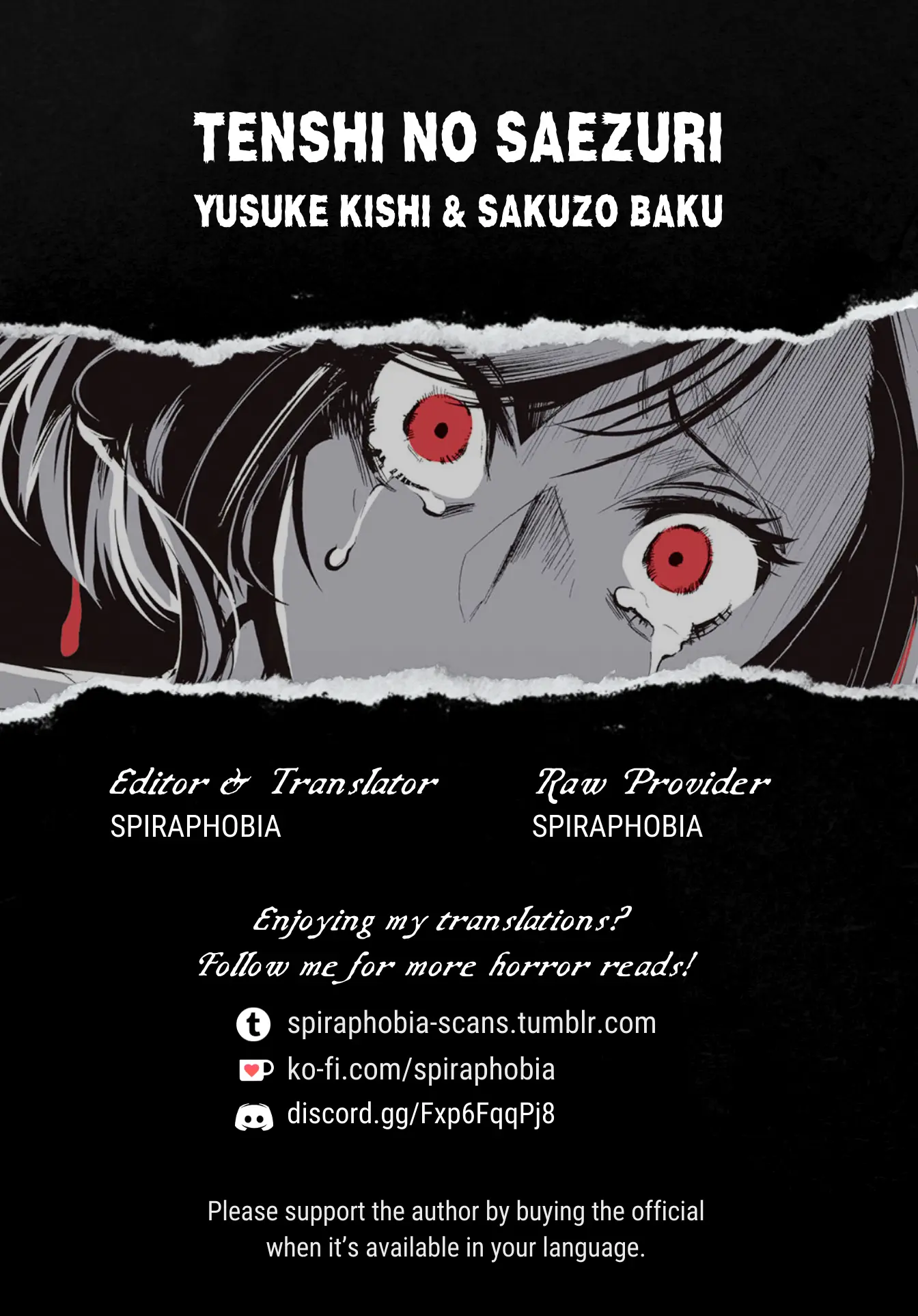 Tenshi No Saezuri - Vol.1 Chapter 1: Thanatophobia