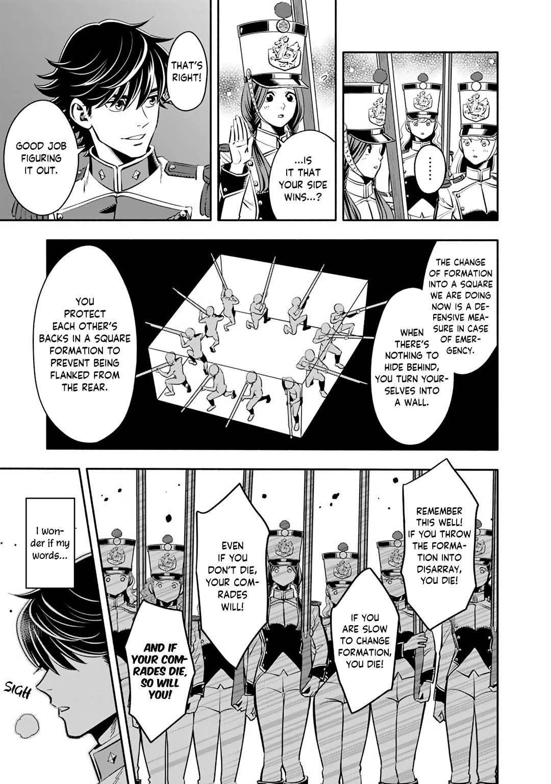 Musket Girls! ~Tensei Sanbou To Senretsu Otome-Tachi~ - Chapter 3: The Grim Reaper Staff Officer's Lecture!