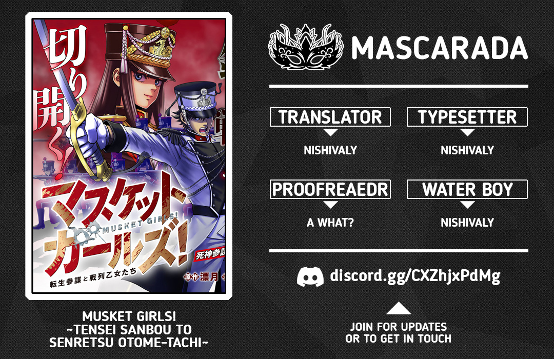 Musket Girls! ~Tensei Sanbou To Senretsu Otome-Tachi~ - Chapter 3: The Grim Reaper Staff Officer's Lecture!