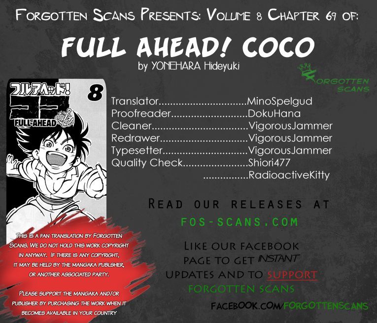 Full Ahead! Coco - Chapter 69 : Restraint