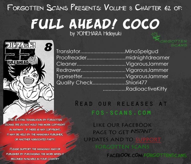 Full Ahead! Coco - Chapter 62 : Misunderstanding