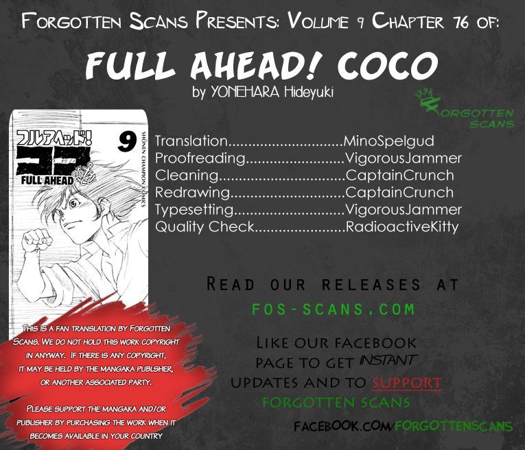 Full Ahead! Coco - Chapter 76 : Preparations