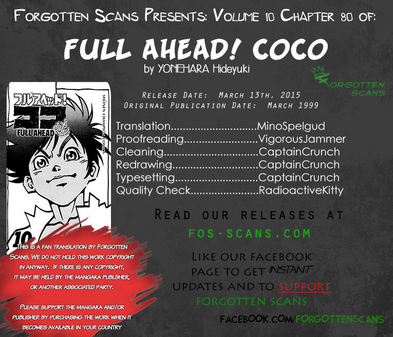 Full Ahead! Coco - Chapter 80 : Change Of Heart