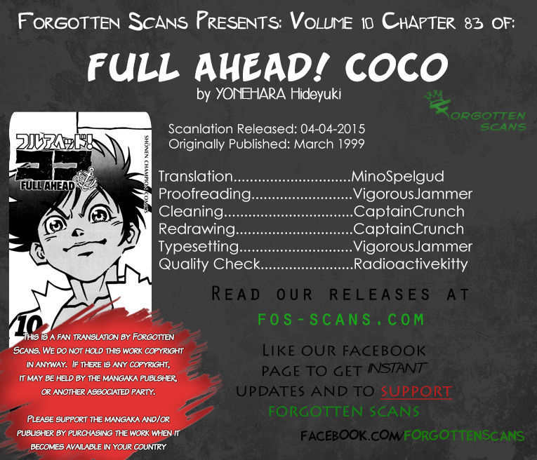 Full Ahead! Coco - Chapter 83 : Fire