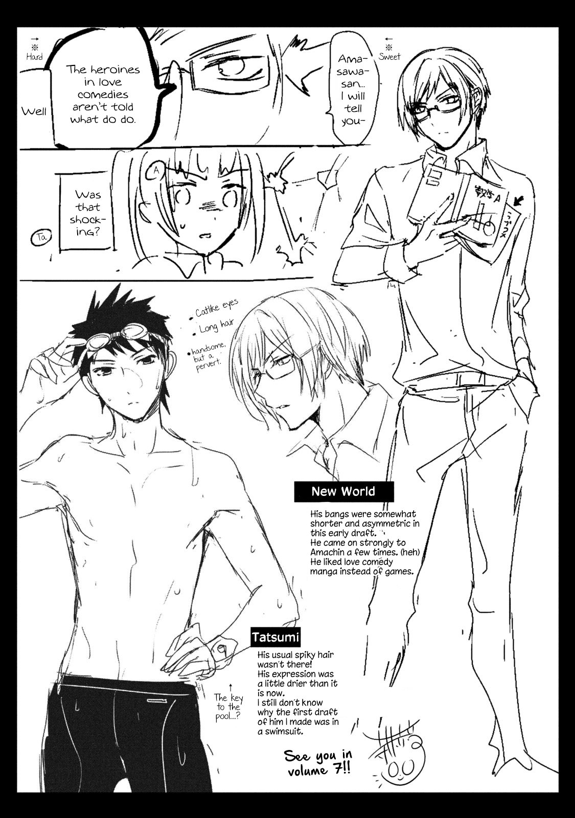 Amachin Wa Jishou ♂ - Vol.6 Chapter 36.5: Volume Extras