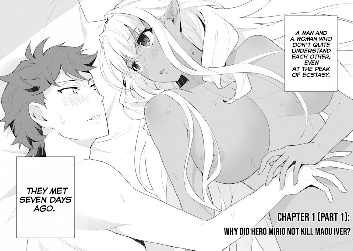 A Story About A Hero Exterminating A Dragon-Class Beautiful Girl Demon Queen, Who Has Very Low Self-Esteem, With Love! - Chapter 1.1