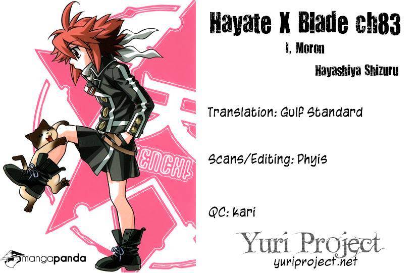 Hayate X Blade - Chapter 83 : I, Moron