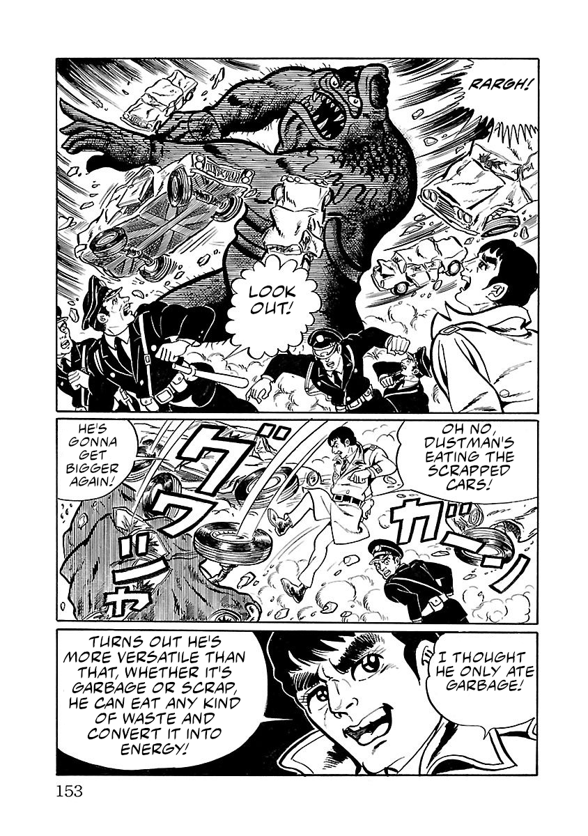 Space Ape Gori Vs. Spectreman - Vol.1 Chapter 3: The Garbage Monster, Dustman.