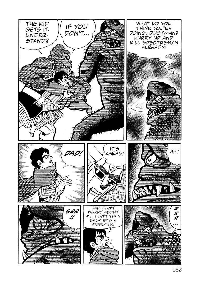 Space Ape Gori Vs. Spectreman - Vol.1 Chapter 3: The Garbage Monster, Dustman.