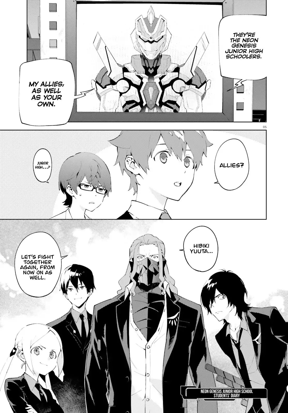 Ssss.gridman: Neon Genesis Junior High School Students Diary - Chapter 1