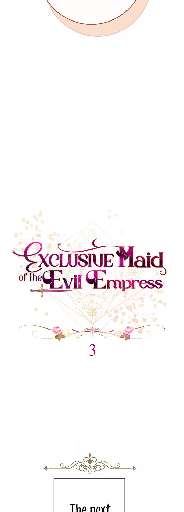 Exclusive Maid Of The Evil Empress - Chapter 3