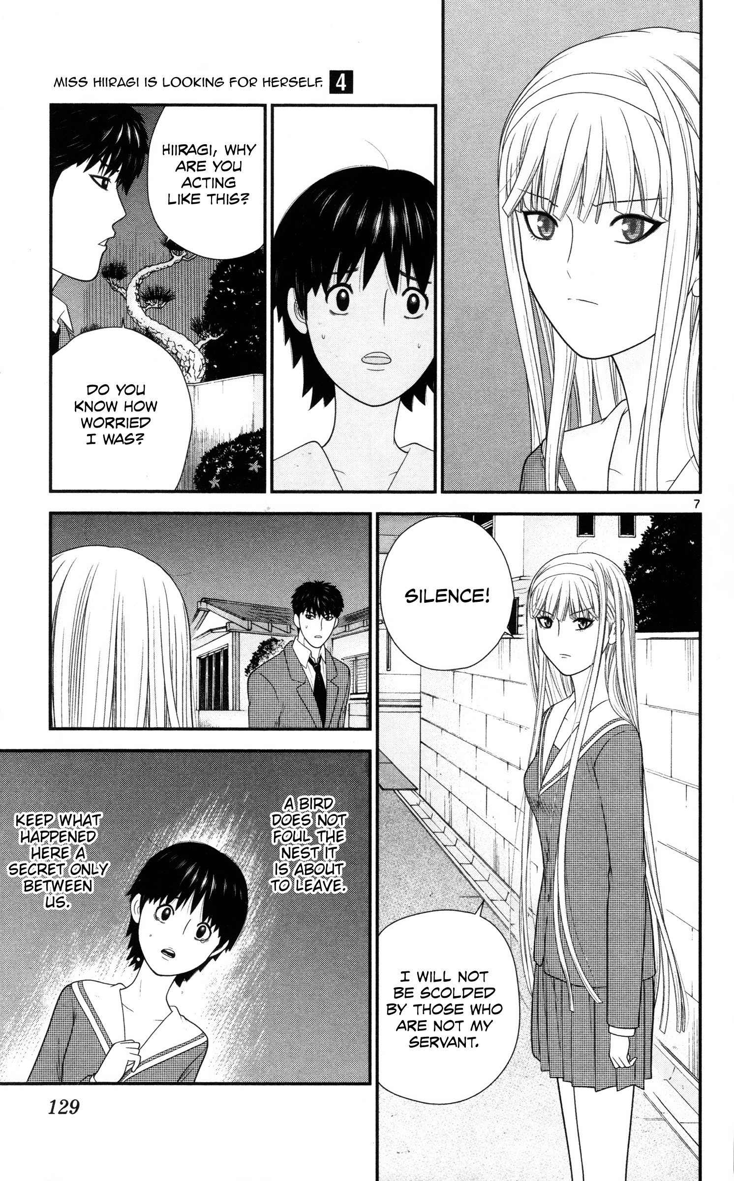 Hiiragi-Sama Is Looking For Herself - Vol.4 Chapter 38: A Bird Does Not Foul The Nest