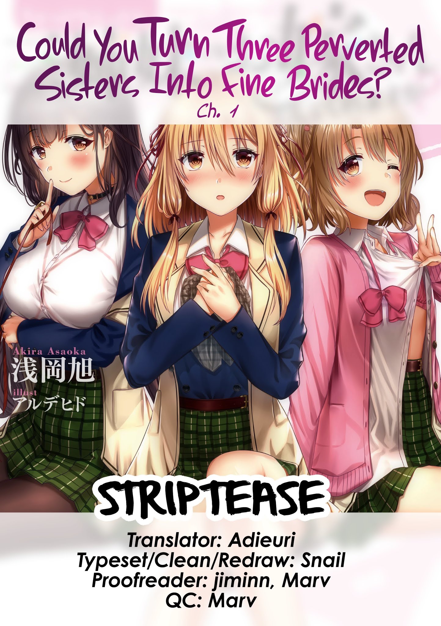 Could You Turn Three Perverted Sisters Into Fine Brides? - Chapter 1