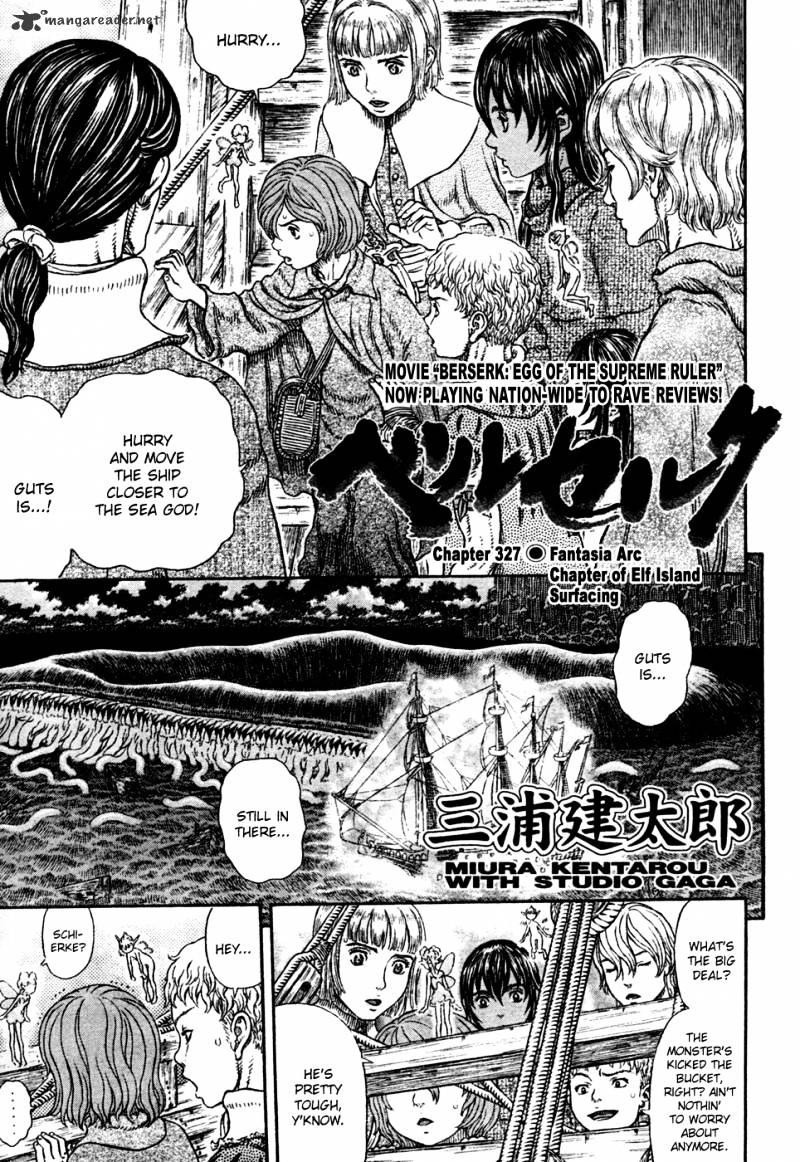 Berserk - Chapter 327 : Chapter Of Elf Island Surfacing