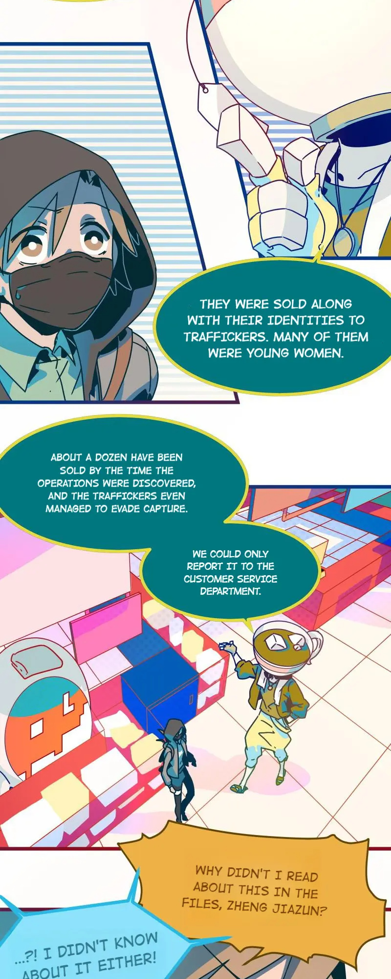 Milky Way Customer Service Department - Chapter 3: First Time Inside The Travelers' District