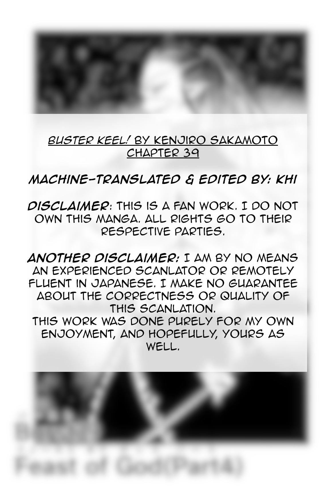 Buster Keel! - Chapter 39: Feast Of God (Part 4)