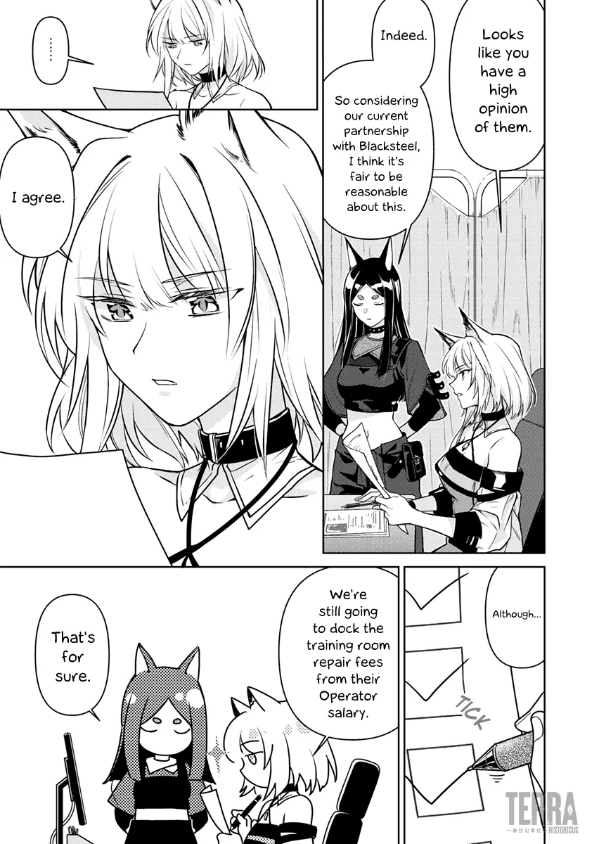 Arknights: Rhodes Island's Records Of Originium - Blacksteel - Vol.1 Chapter 5.5: Conclusion