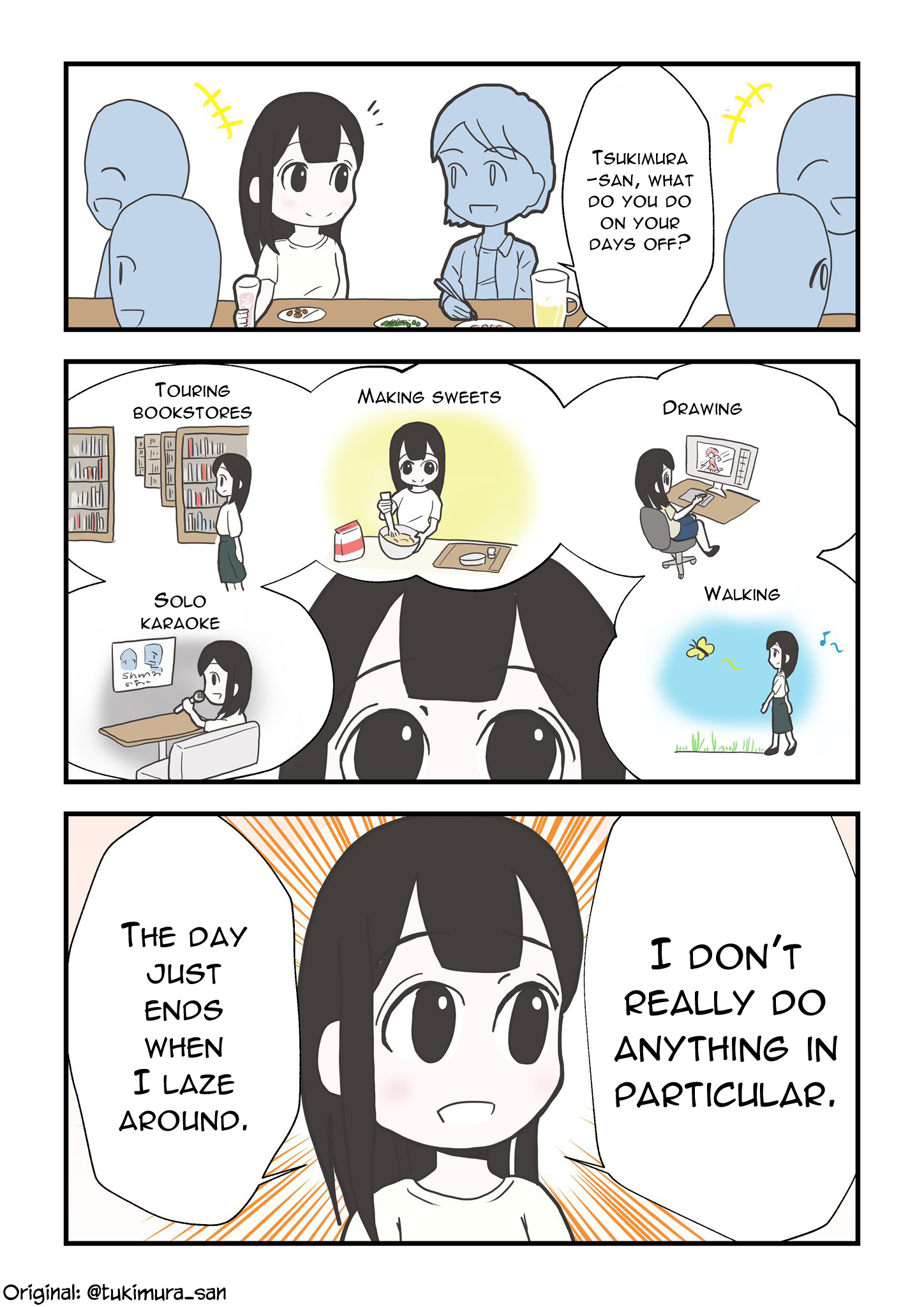 Tsukimura-San Wa Hitori Ga Ii - Chapter 14: What Do You Do On Your Days Off?