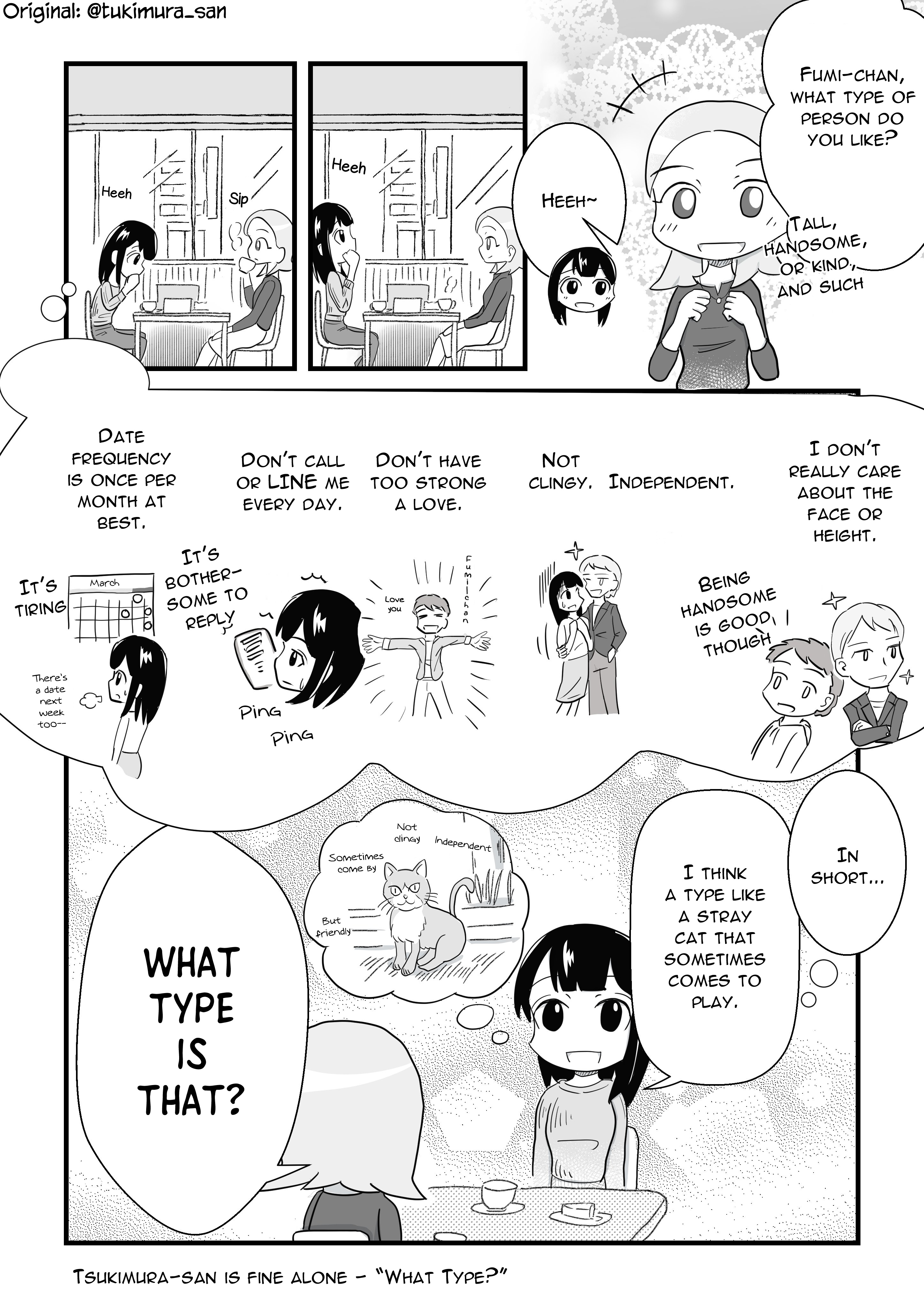 Tsukimura-San Wa Hitori Ga Ii - Chapter 37: What Type Do You Like?