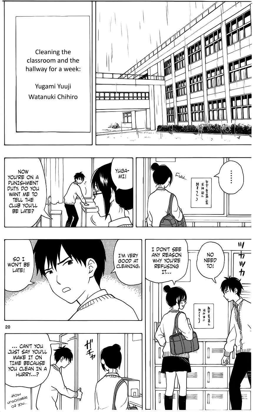 Yugami-Kun Ni Wa Tomodachi Ga Inai - Vol.1 Chapter 3 : Yugami-Kun Doesn't Listen