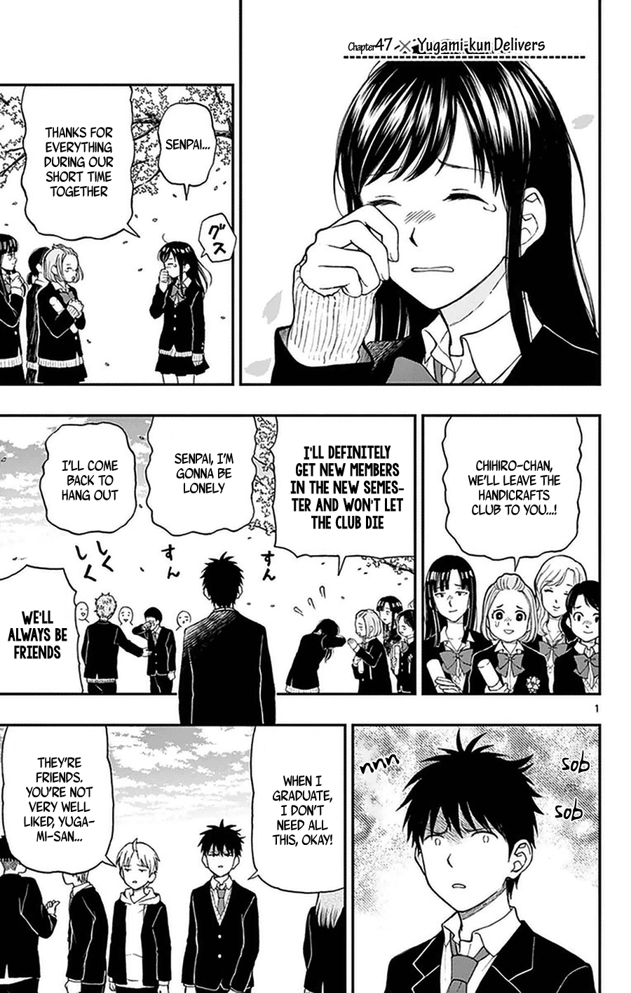 Yugami-Kun Ni Wa Tomodachi Ga Inai - Vol.10 Chapter 47: Yugami-Kun Delivers