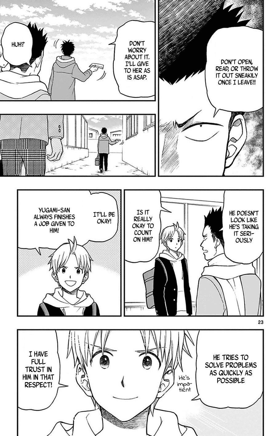 Yugami-Kun Ni Wa Tomodachi Ga Inai - Vol.10 Chapter 47: Yugami-Kun Delivers