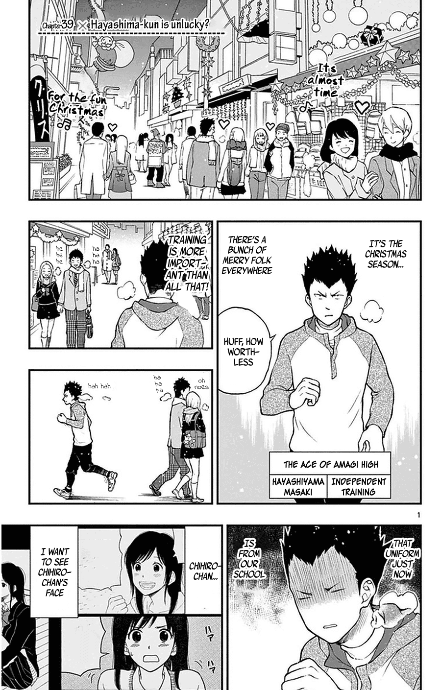 Yugami-Kun Ni Wa Tomodachi Ga Inai - Vol.8 Chapter 39: Hayashiyama-Kun Is Unlucky?