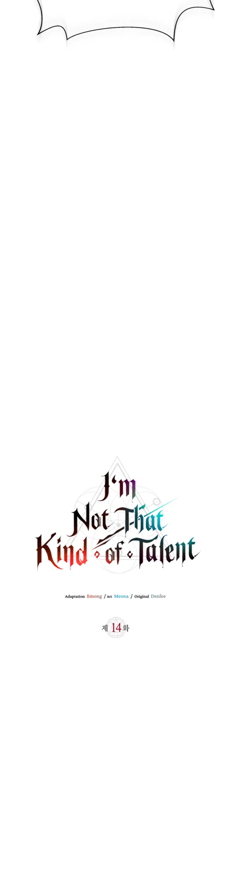 I’m Not That Kind Of Talent - Chapter 14