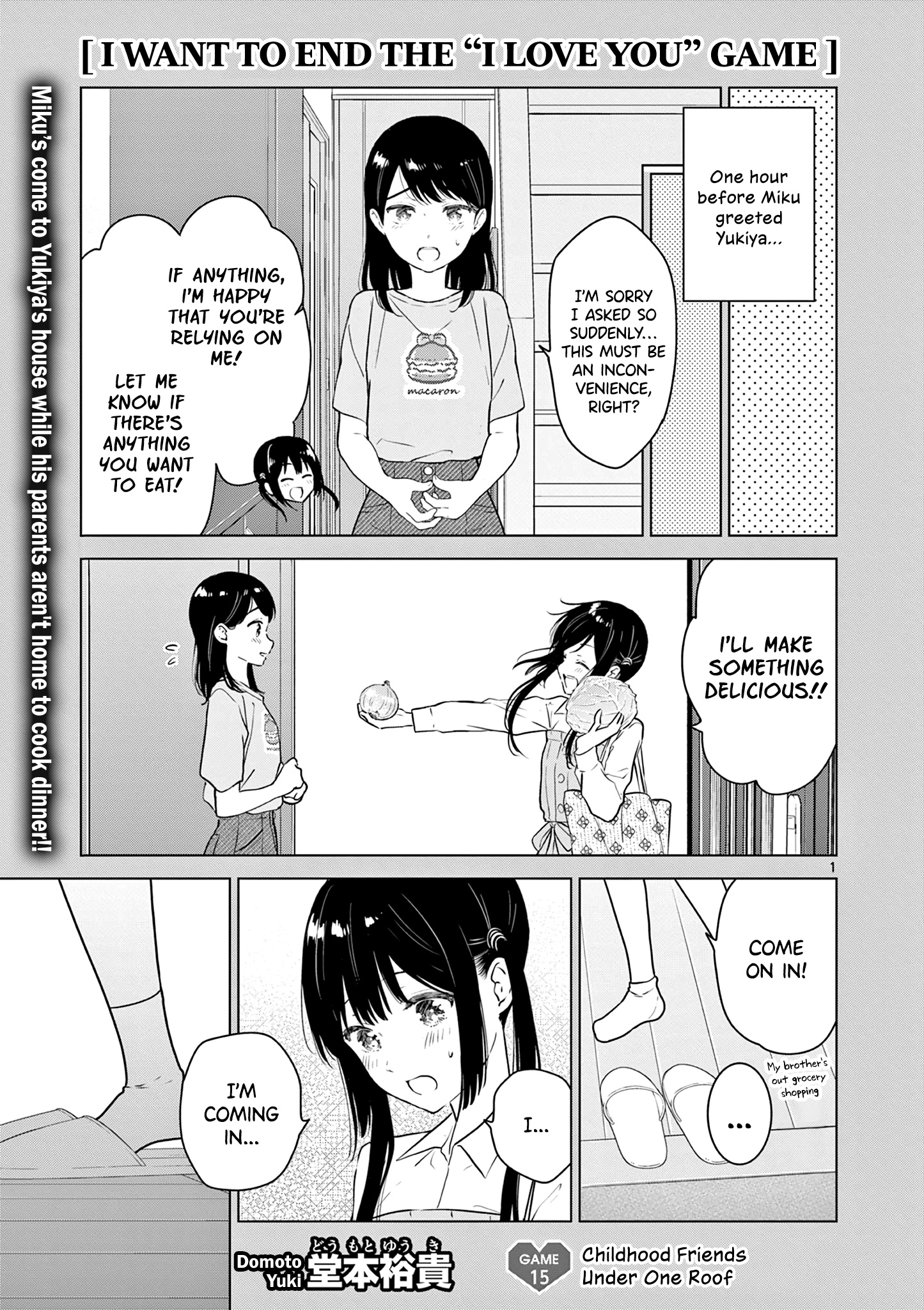 Aishiteru Game Wo Owarasetai - Chapter 15: Childhood Friends Under One Roof