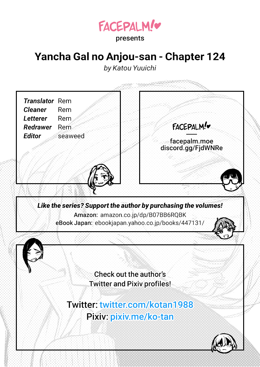 Yancha Gal No Anjou-San - Chapter 124: Toyoda-San Lets Out A Sigh