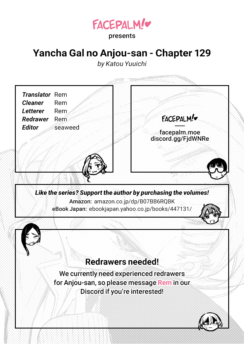 Yancha Gal No Anjou-San - Chapter 129: Toyoda-San Likes Wafers (Lie)