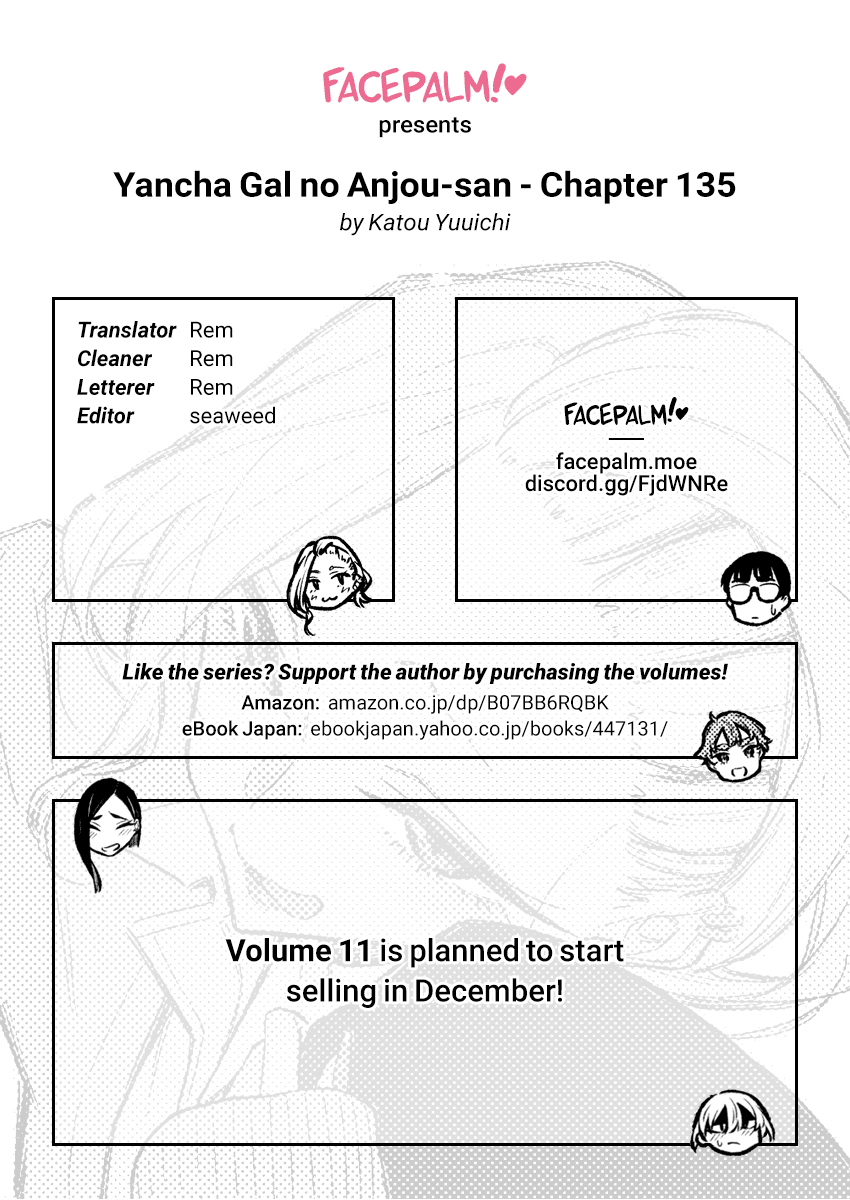 Yancha Gal No Anjou-San - Chapter 135: Chita-San Wants To Eat Rice Balls