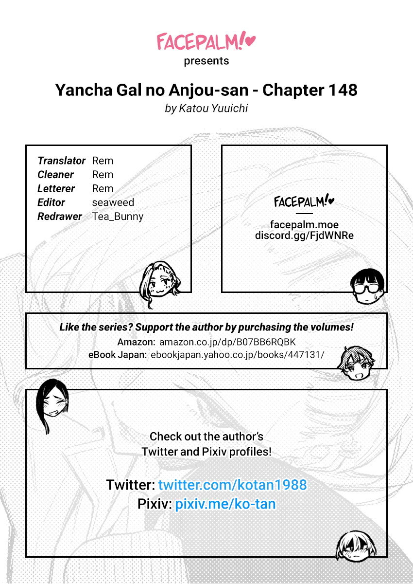 Yancha Gal No Anjou-San - Chapter 148: Seto-Kun Gives It His All At The Tournament