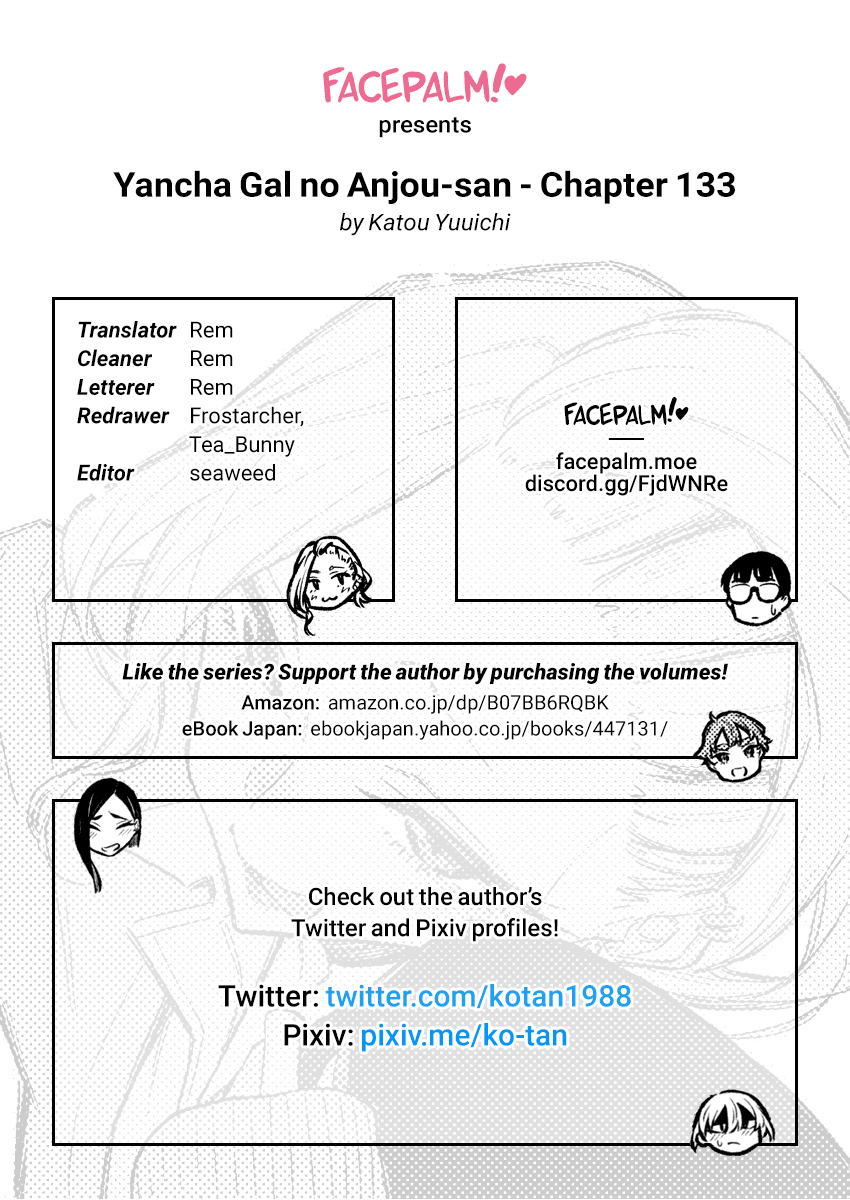 Yancha Gal No Anjou-San - Chapter 133: Anjou-San Wants To Walk Home With Seto-Kun