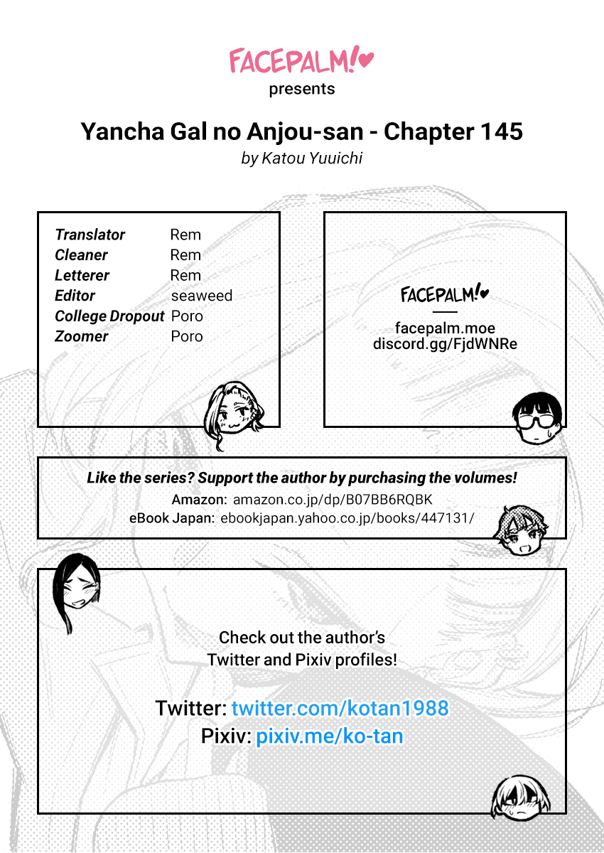 Yancha Gal No Anjou-San - Chapter 145: Anjou-San Did Nothing Wrong