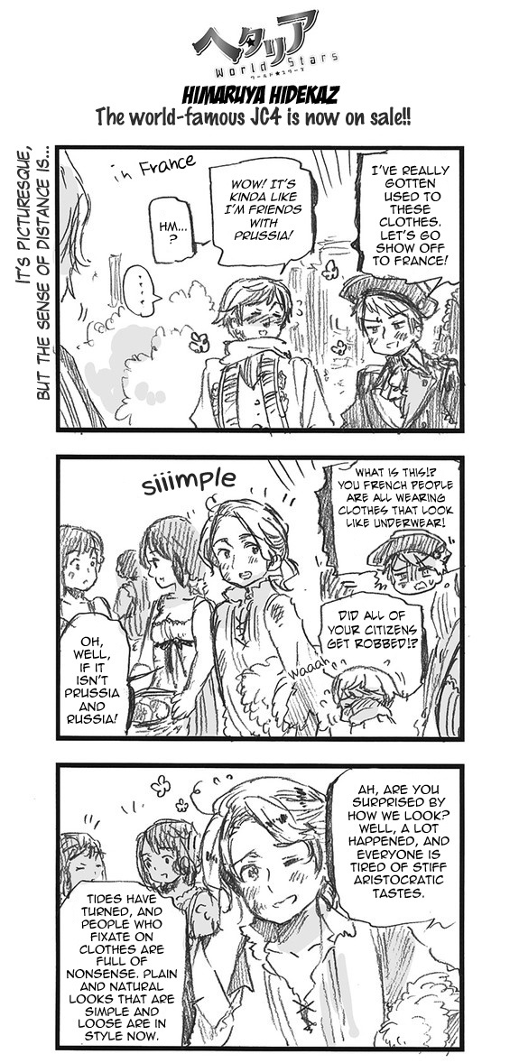 Hetalia World Stars - Chapter 300: It's Picturesque, But The Sence Of Distance Is...