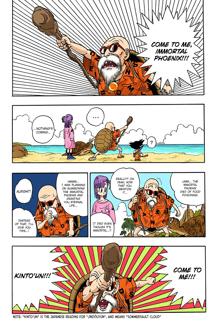 Dragon Ball - Full Color Edition - Vol.1 Chapter 4: Kame Sen'nin's Kinto'un