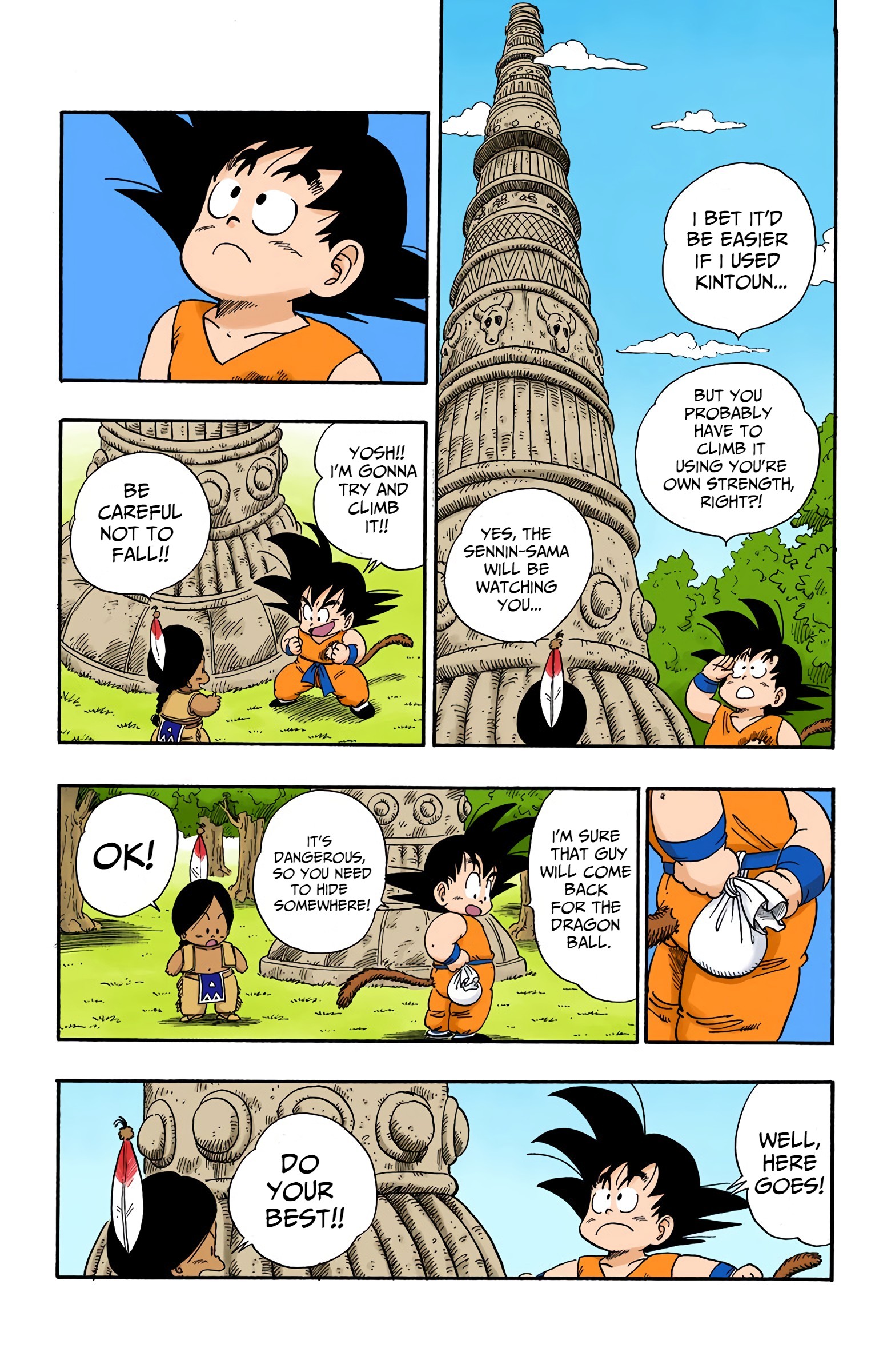 Dragon Ball - Full Color Edition - Vol.7 Chapter 87: The Great Climb