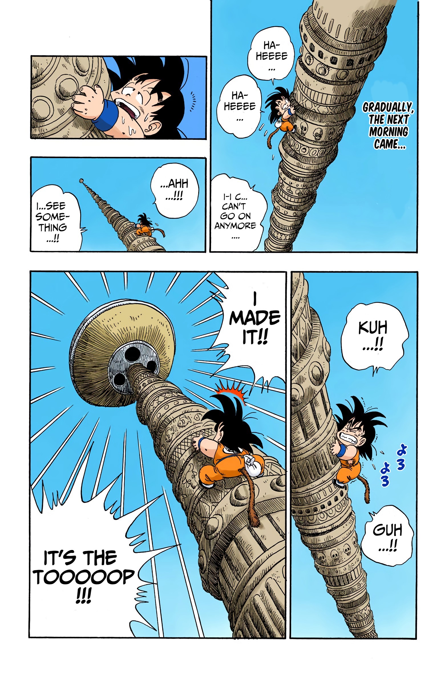 Dragon Ball - Full Color Edition - Vol.7 Chapter 87: The Great Climb