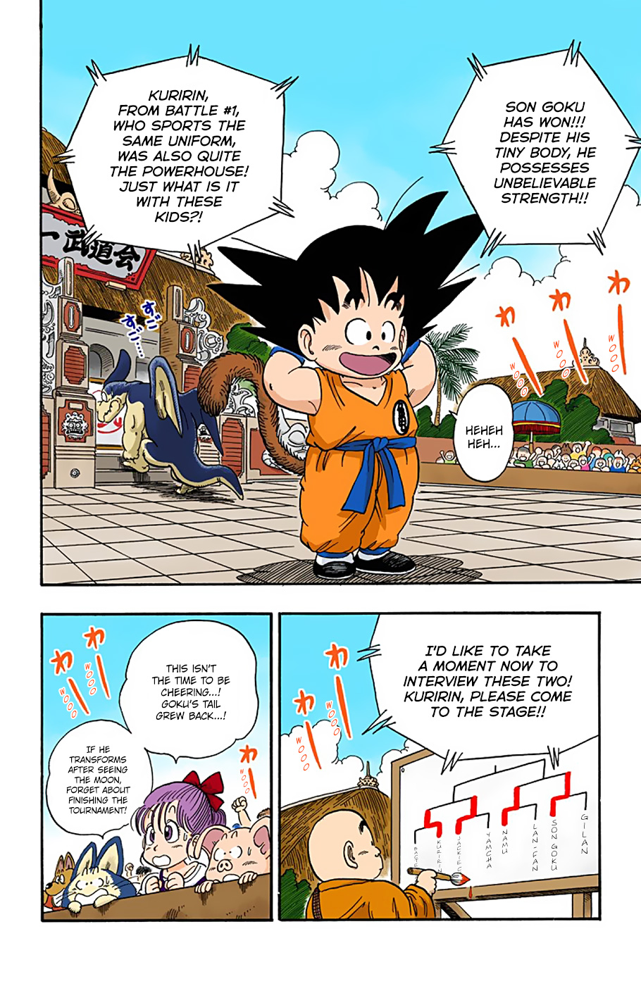 Dragon Ball - Full Color Edition - Vol.4 Chapter 41: Kuririn Vs. Jackie Chun