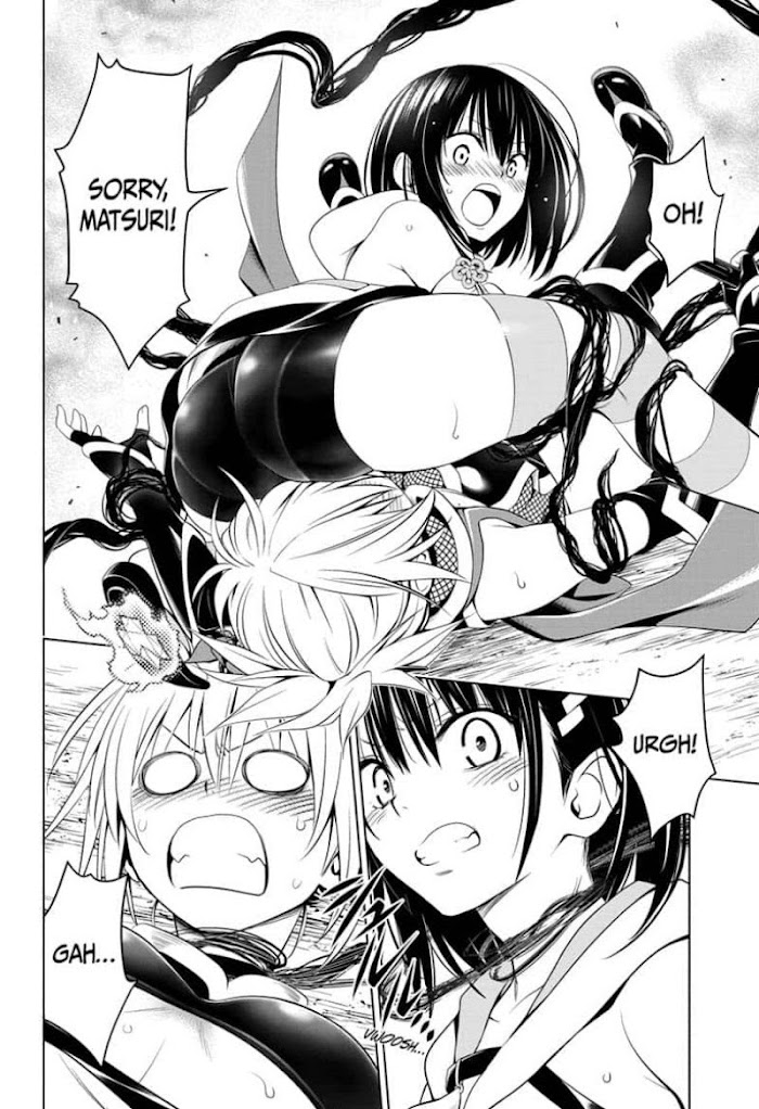 Ayakashi Triangle - Chapter 52: Matsuri & Suzu Vs. Kubire On..