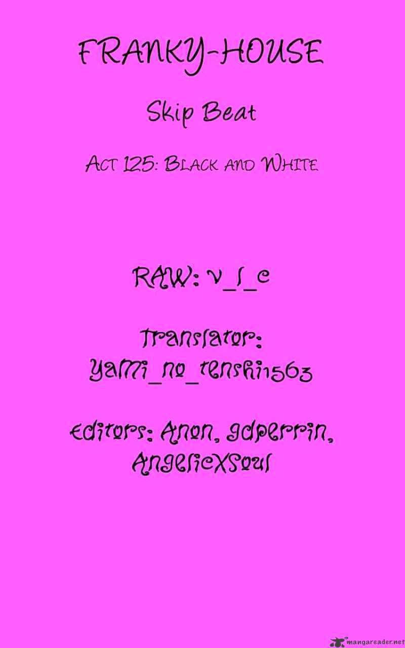 Skip Beat! - Chapter 125 : Black And White