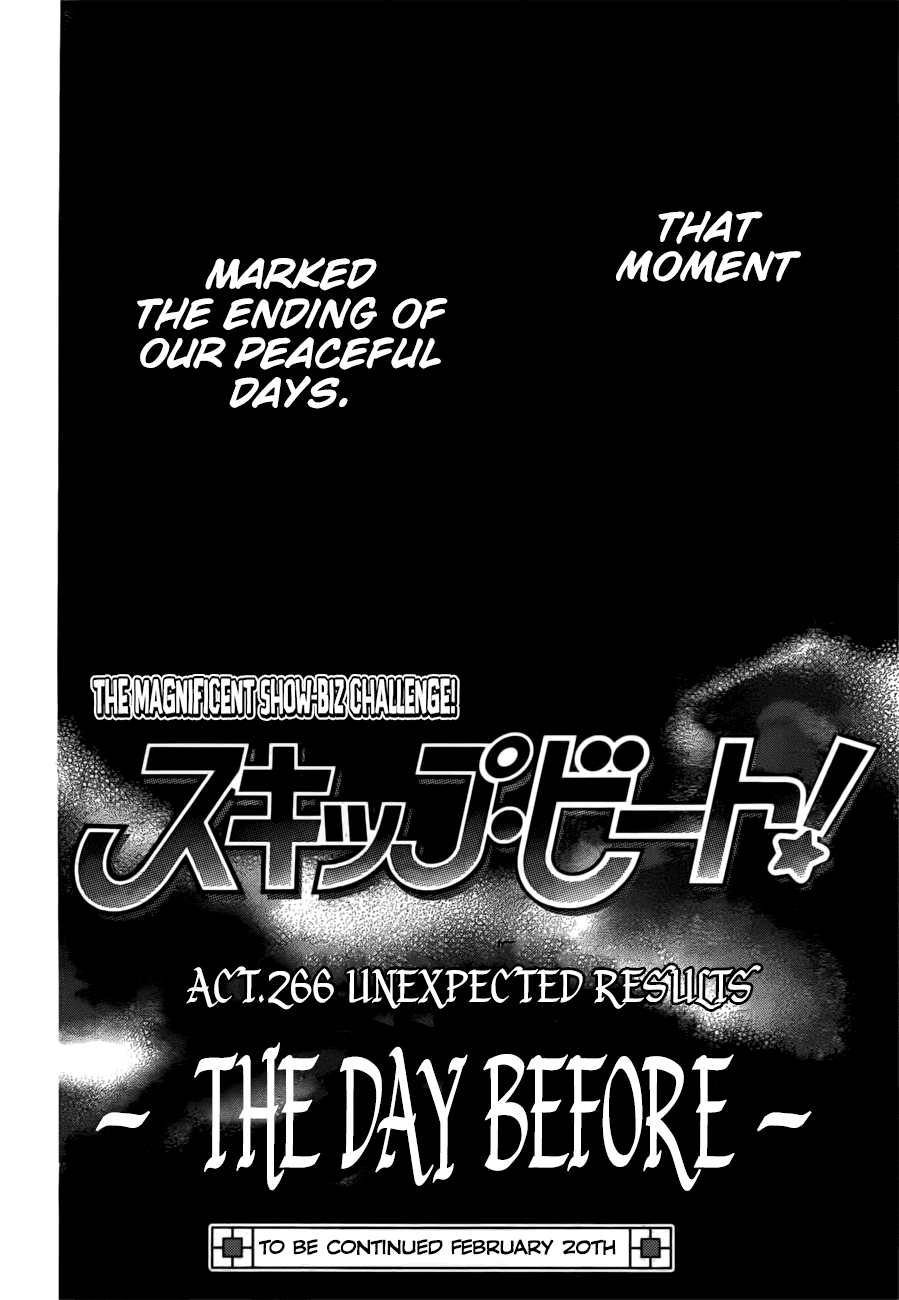 Skip Beat! - Chapter 266: Unexpected Results - The Day Before -