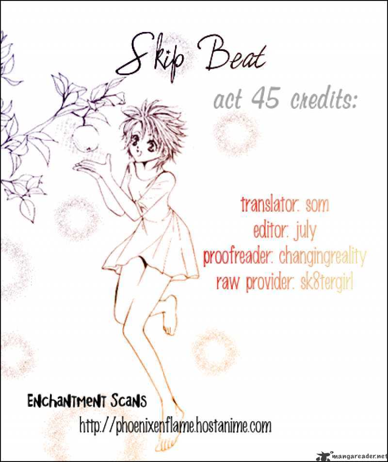 Skip Beat! - Chapter 45 : Happy Break