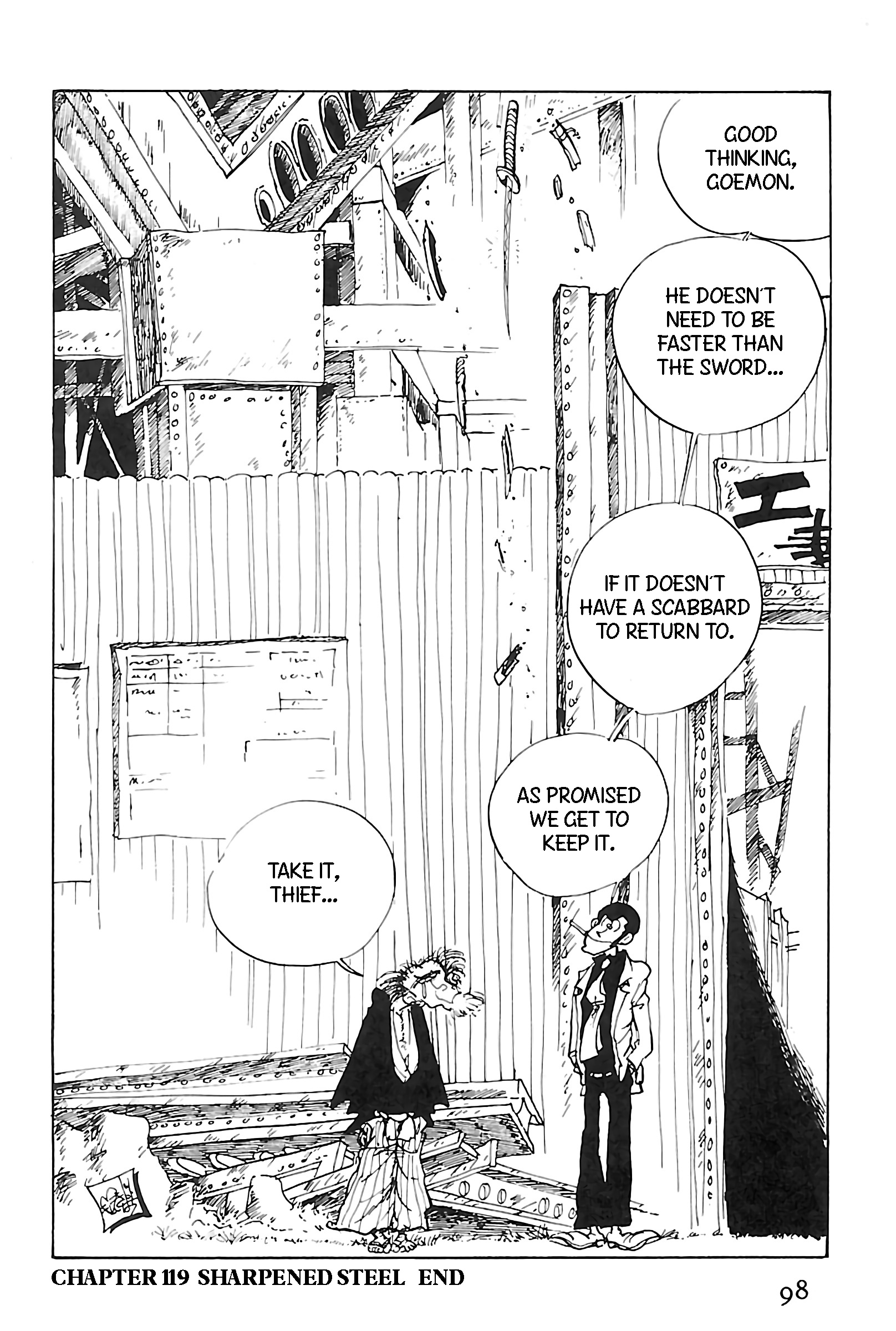 Lupin Iii: World’s Most Wanted - Vol.11 Chapter 119: Sharpened Steel