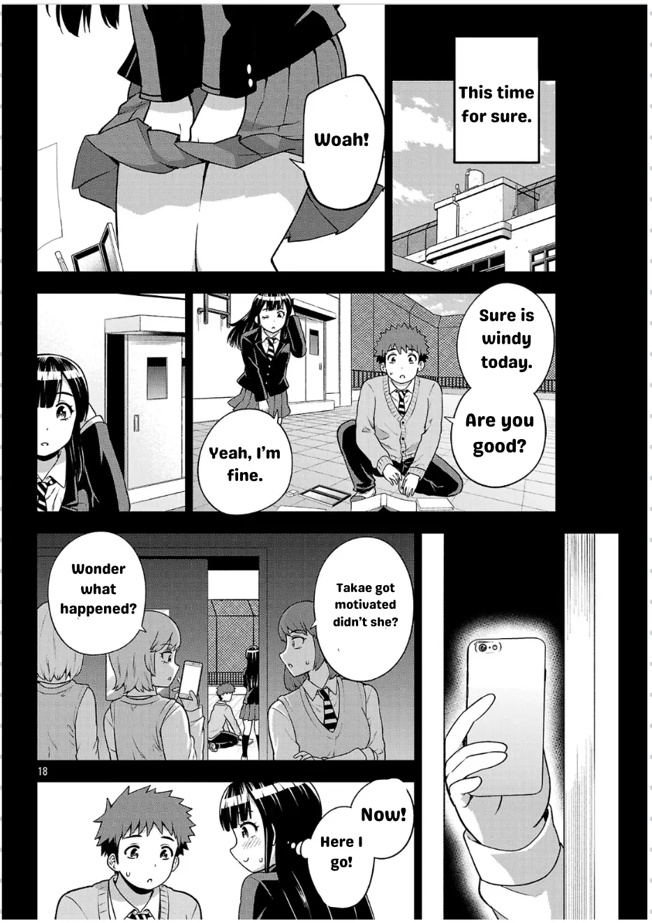 Yankee Jk Kuzuhana-Chan: Another Side Of The Heroine - Chapter 3: Takae's Pantie Flash