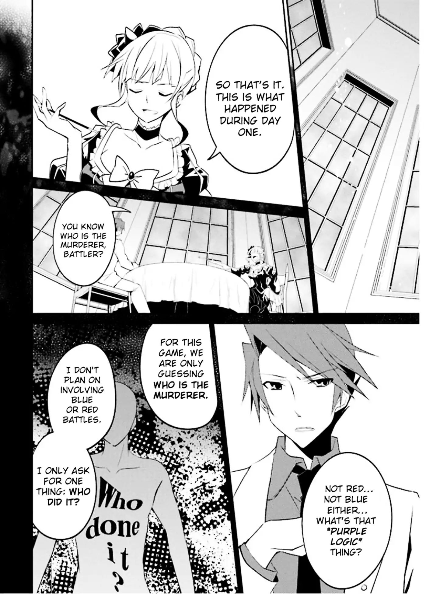 Umineko No Naku Koro Ni Shi: Forgery Of The Purple Logic - Vol.1 Chapter 1