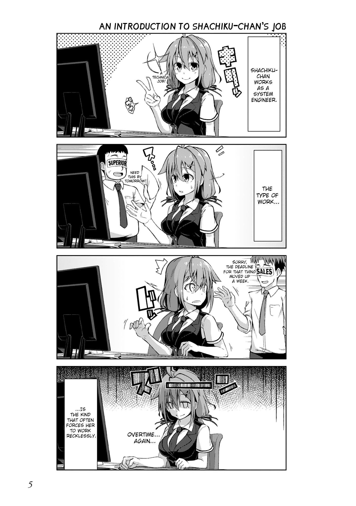 Iki No Kore! Shachiku-Chan - Vol.1 Chapter 1 : The Story Of An Average Salaryman