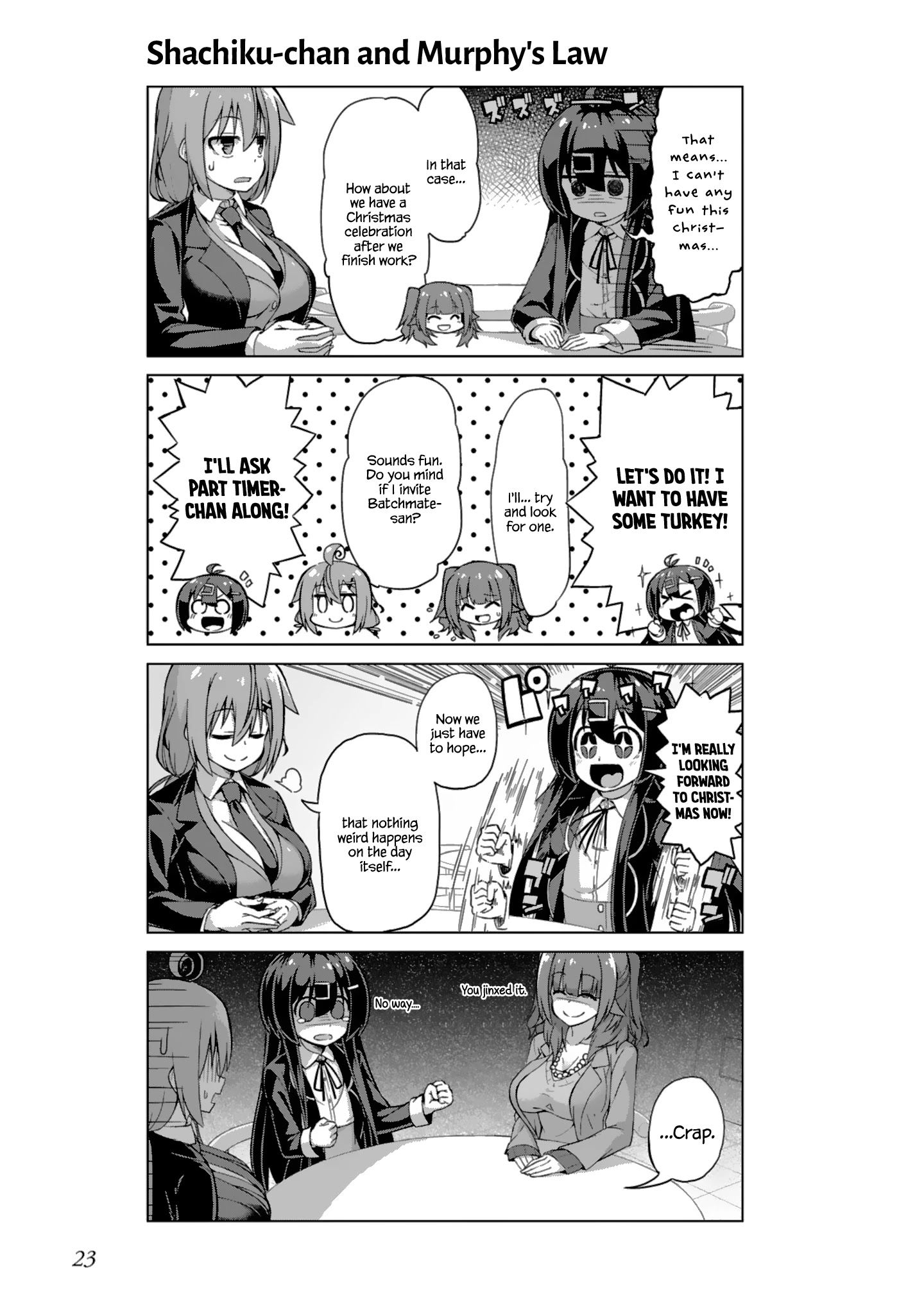 Iki No Kore! Shachiku-Chan - Chapter 14: The Story Of Christmas