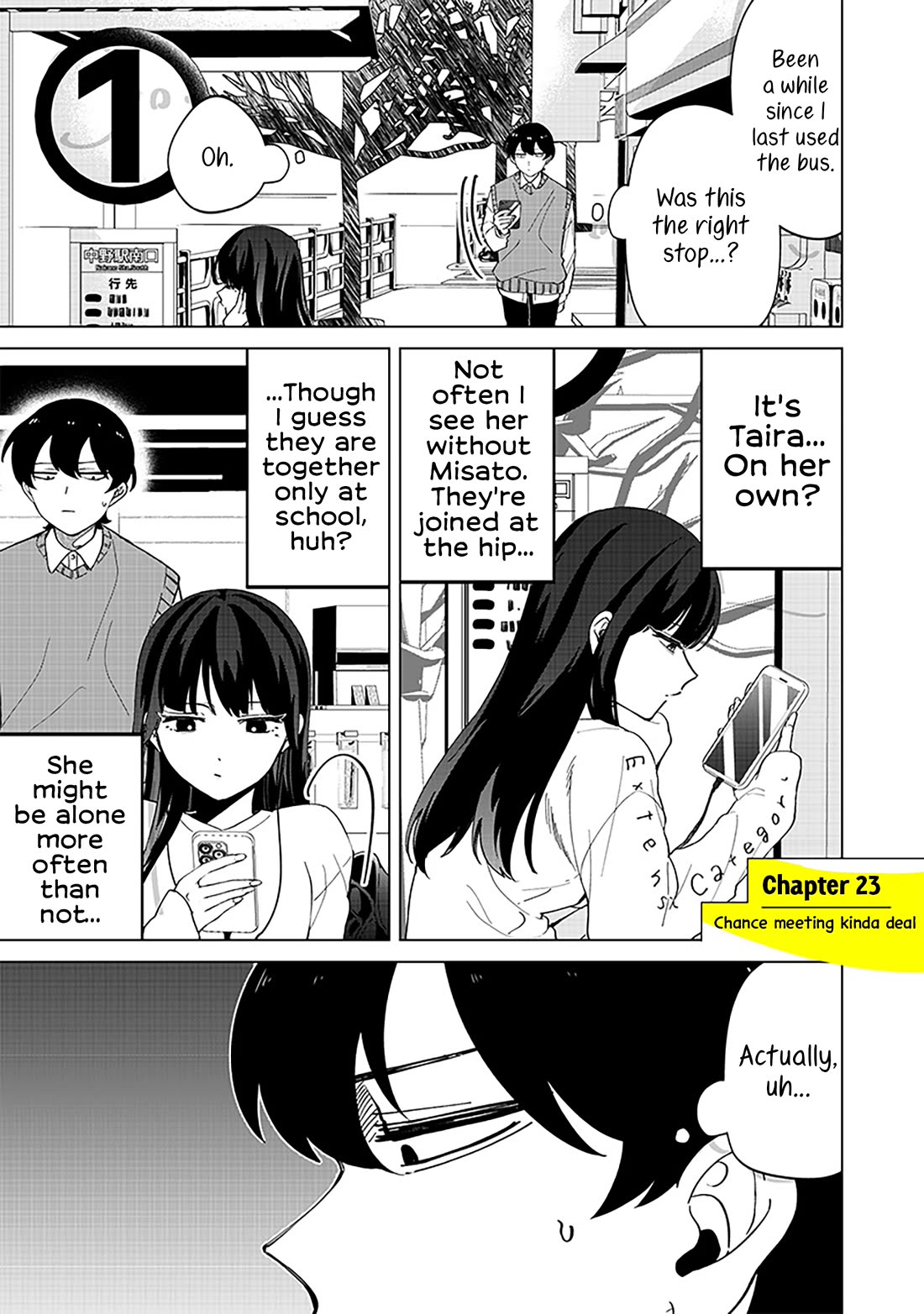 Shiretto Sugee Koto Iteru Gal: Shiritsu Para No Marukoukou No Nichijou - Chapter 23: Chance Meeting Kinda Deal